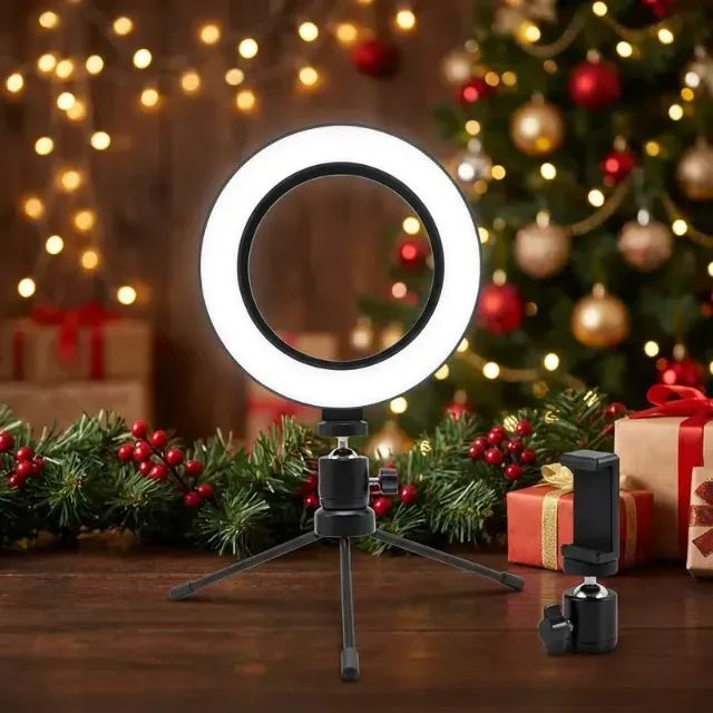 Mini Ring Ligt de Mesa 6 Polegadas