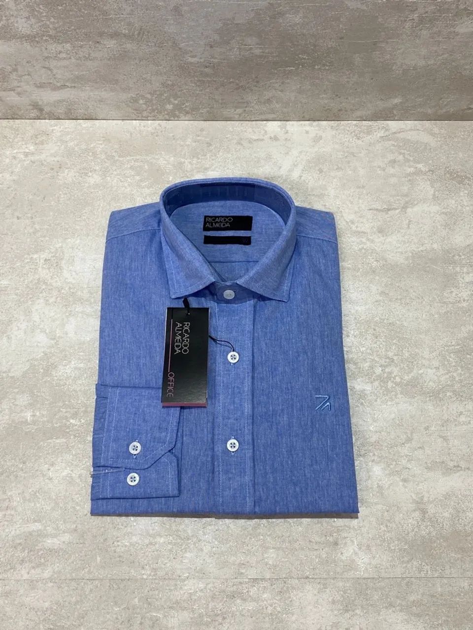 Camisa Social Ricardo Almeida Mangas Longas - Foto 2