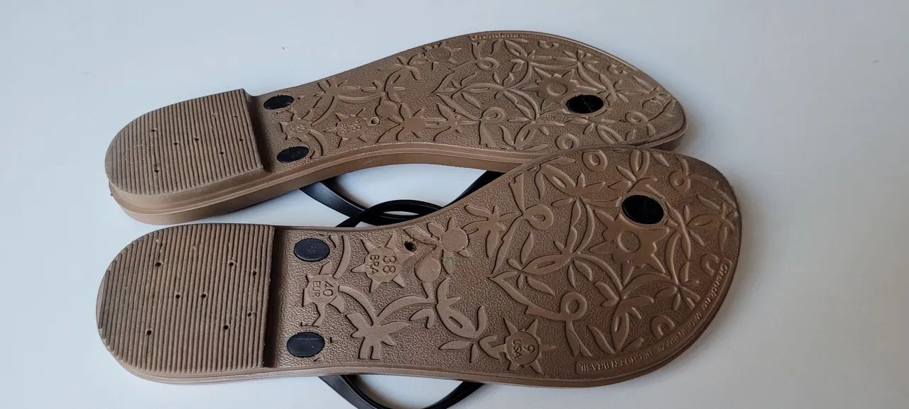 Rasteirinha marrom Feminina Grendha tam 38 - Foto 4