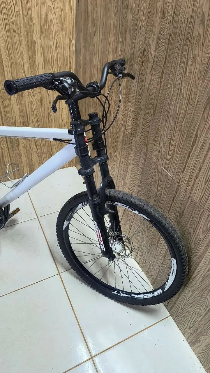 Bicicleta Alfameq Stroll Aro 26 Freio Disco 21 Marchas Garfo Downhill - Foto 5