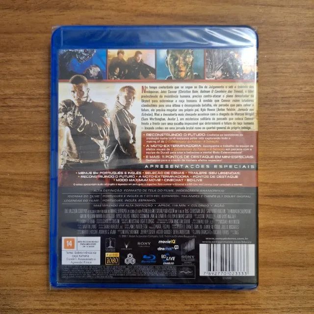 O Exterminador do Futuro A Salvação Blu-Ray Versão Estendida - Foto 3