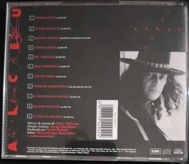 CD Musical - Alceu Valença - Andar, andar - Com encarte - Foto 2