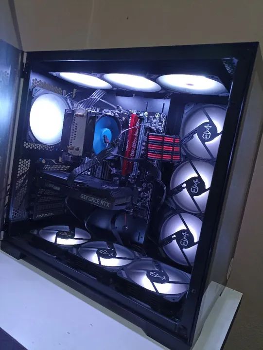 vendo gabinete com ventoinha, ssd480, teclado, mouse, microfone e tela 21.5 - Foto 3