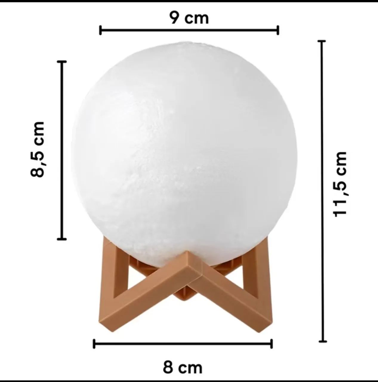 Luminária Lua Cheia - Iluminação Decorativa - Foto 3