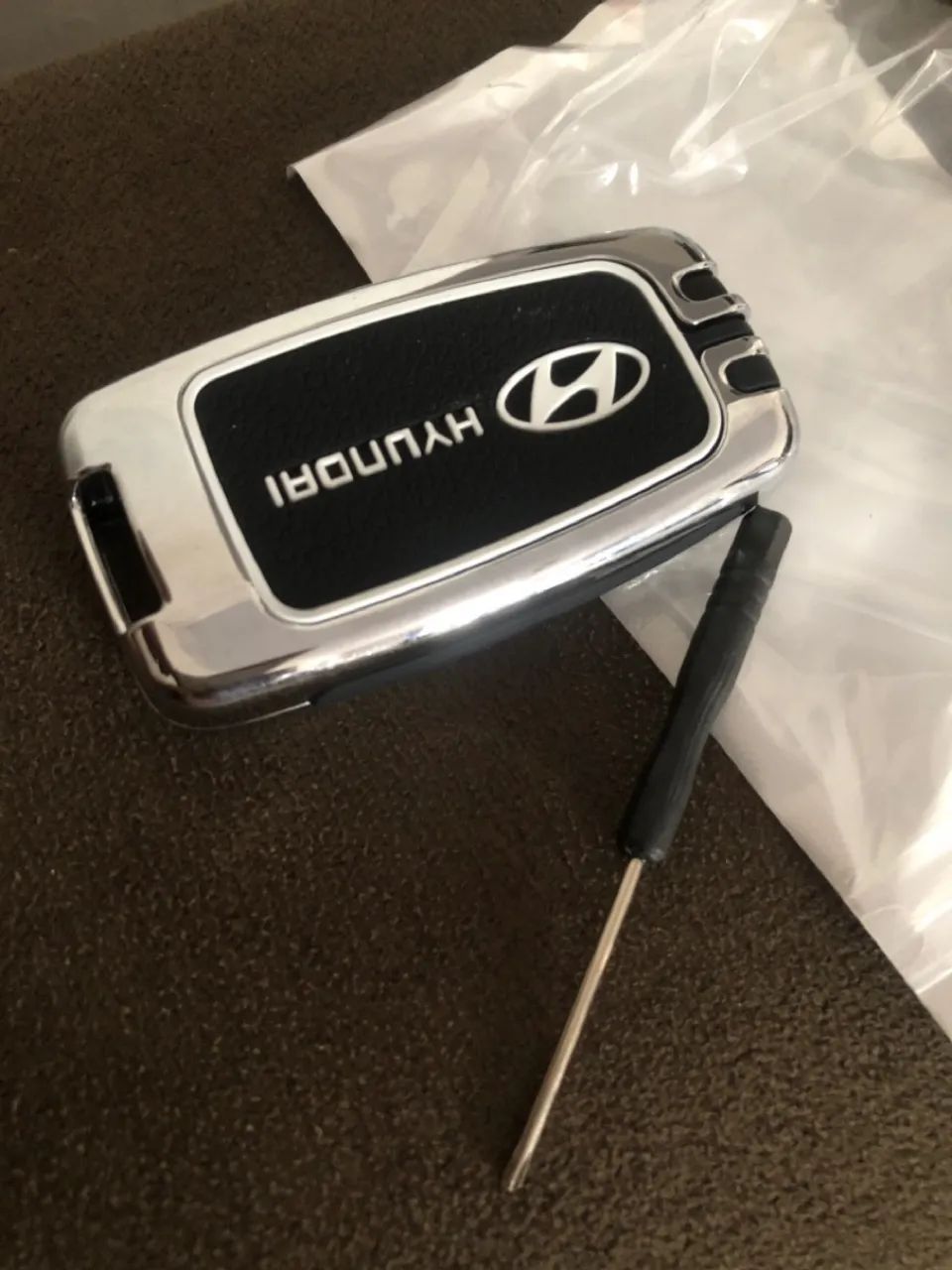 Capa Chave para Hyundai (CHAVE DE PRESENÇA) - Foto 2