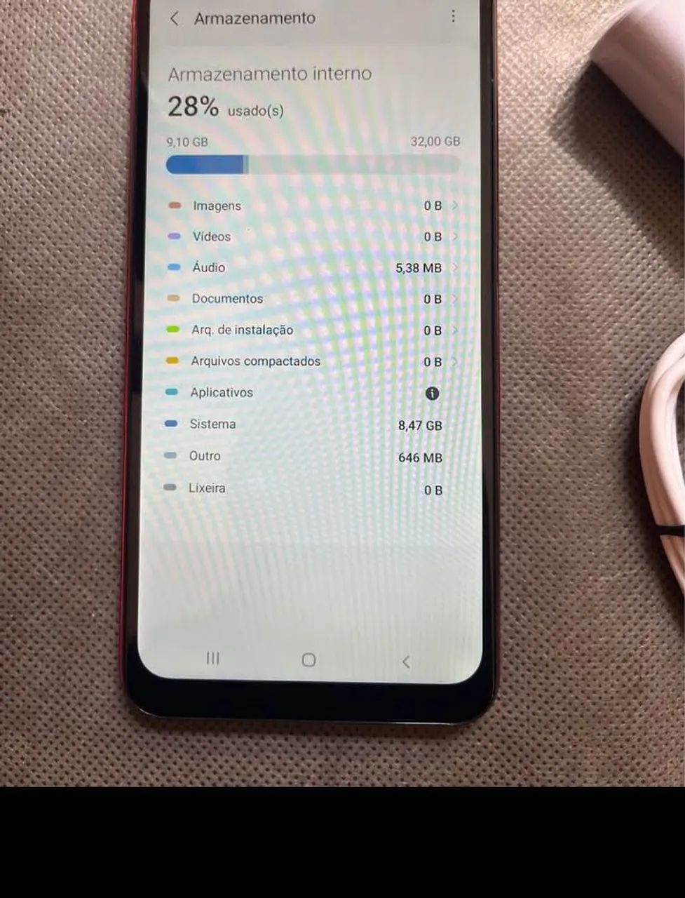 Galaxy A10s novinho pouco tempo de uso !
