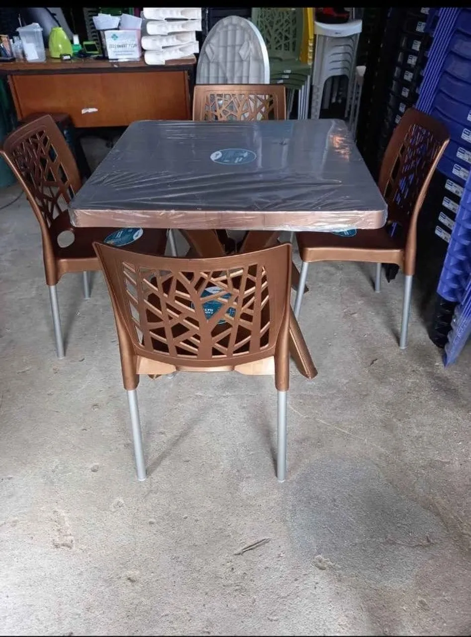 Conjunto Mesa e Cadeiras mesas de jantar