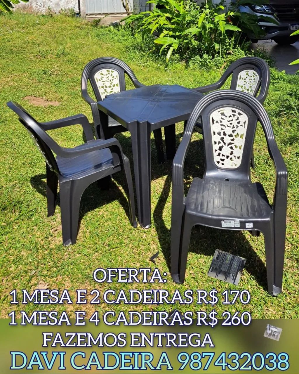 MESA + CADEIRA DYR.F.K.RIR D 8S E. ENTREGA RAPIDA