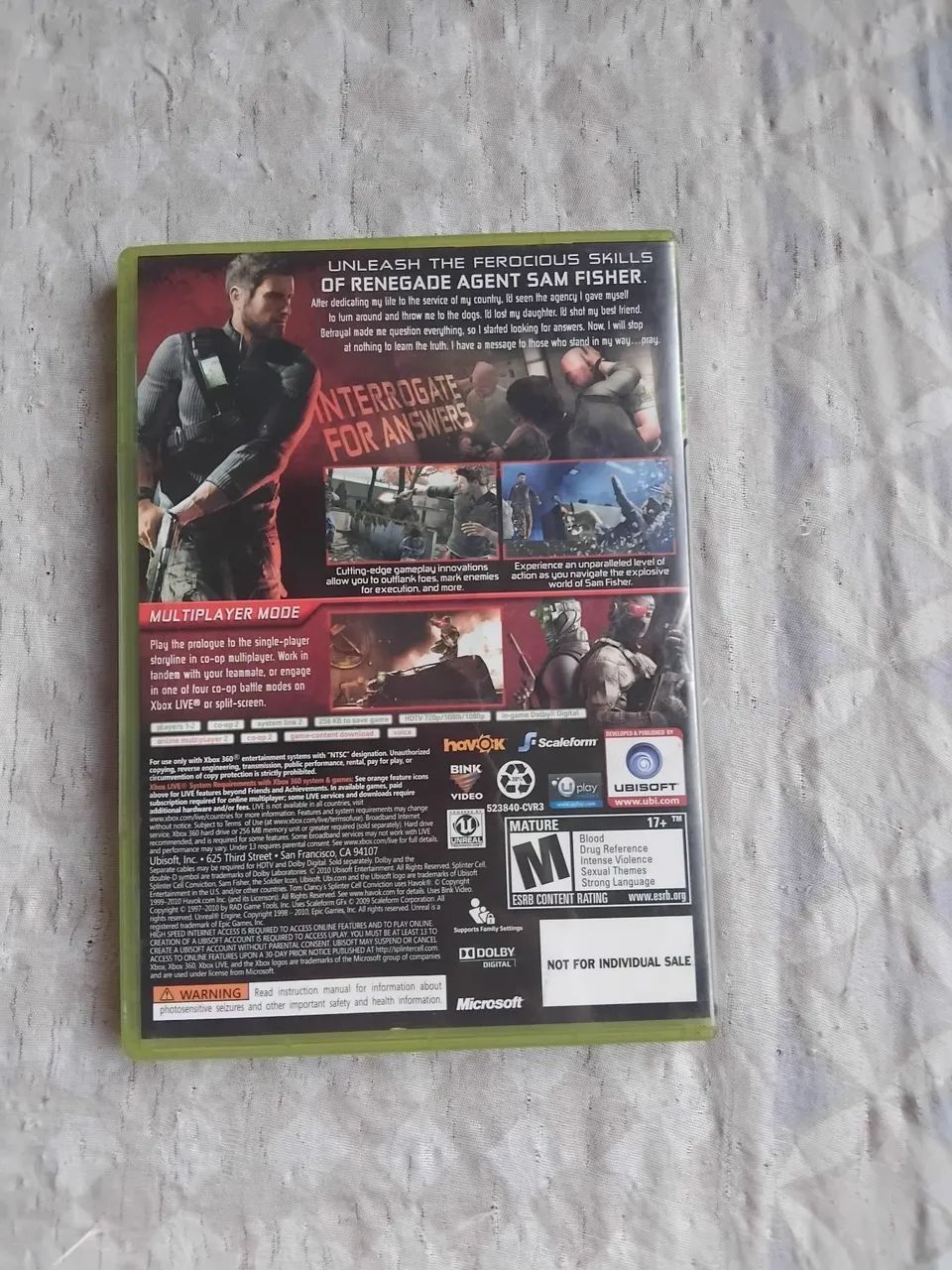 Splinter Cell Conviction - Xbox 360 - Foto 2