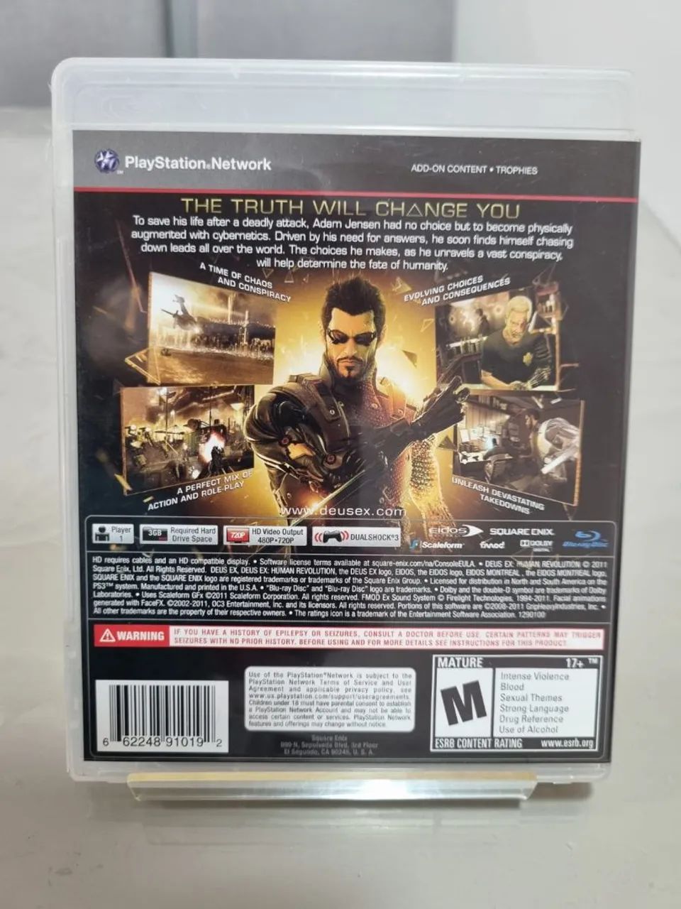 Jogo Deus Ex PS3 - Foto 3