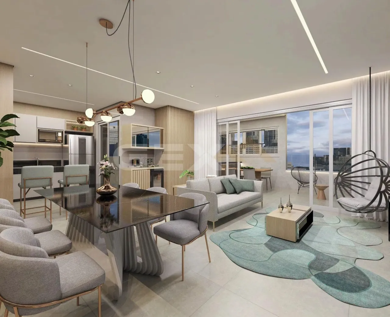 Apartamento à venda no bairro Sidil, 3 quartos, 1 suíte e 1 vaga.