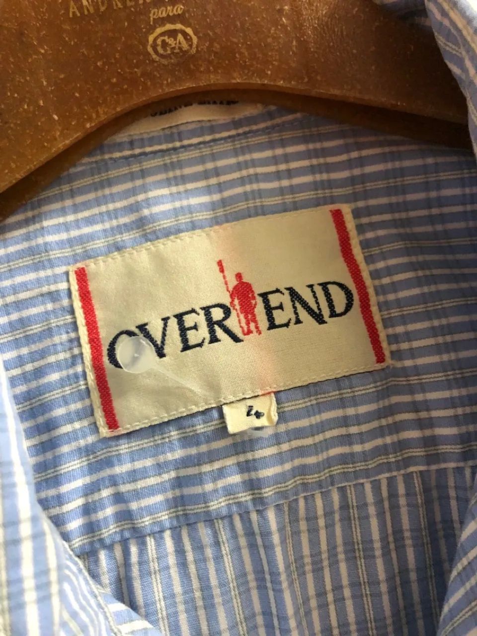 Camisa listrada Overend azul - Foto 2