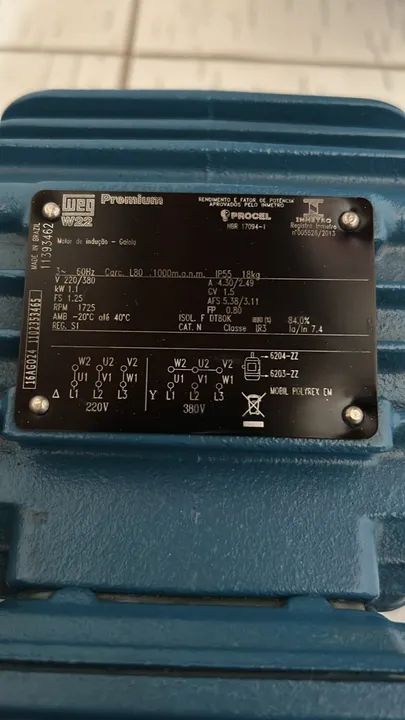 Motor Elétrico WEG W22 PREMIUM - Foto 2