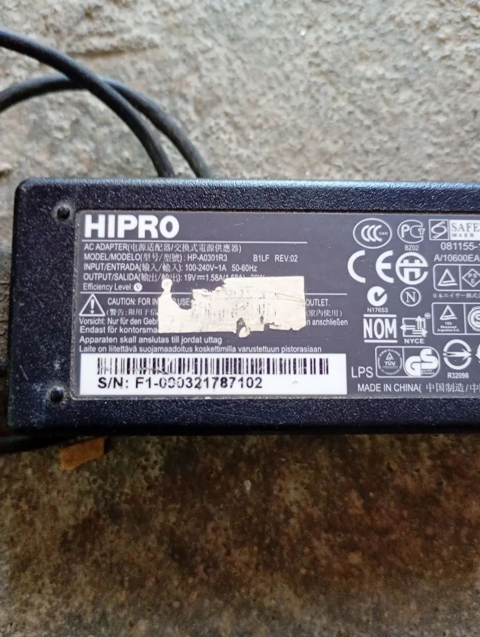 Fonte Carregador Para Acer Aspire Pa-1650-86 - 19v 3.42a Preto<br> - Foto 3