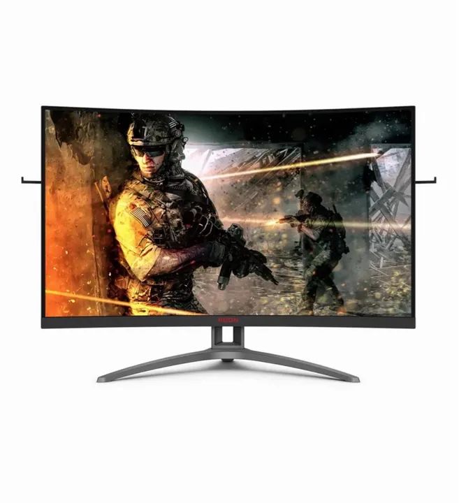 Monitor Gamer Curvo 31,5" AOC Agon AG323FCXE Tela Widescreen, Full HD,165Hz - Foto 6