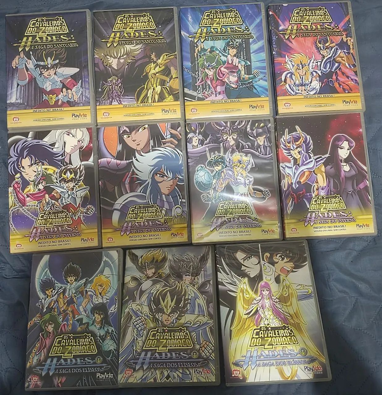 Cavaleiros do Zodíaco Hades Completo - 11 Dvds Originais - DVD