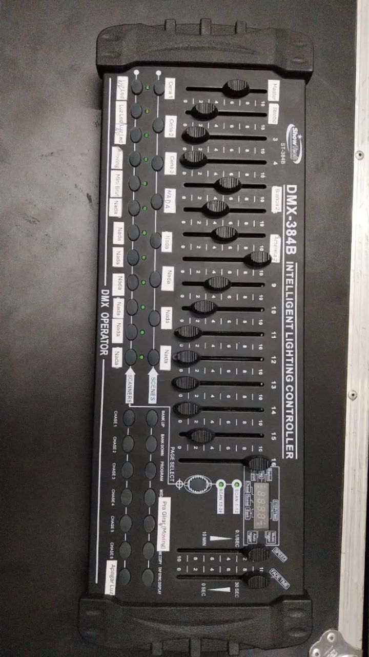 Mesa Controladora de iluminação inteligente DMX-384B - Foto 5