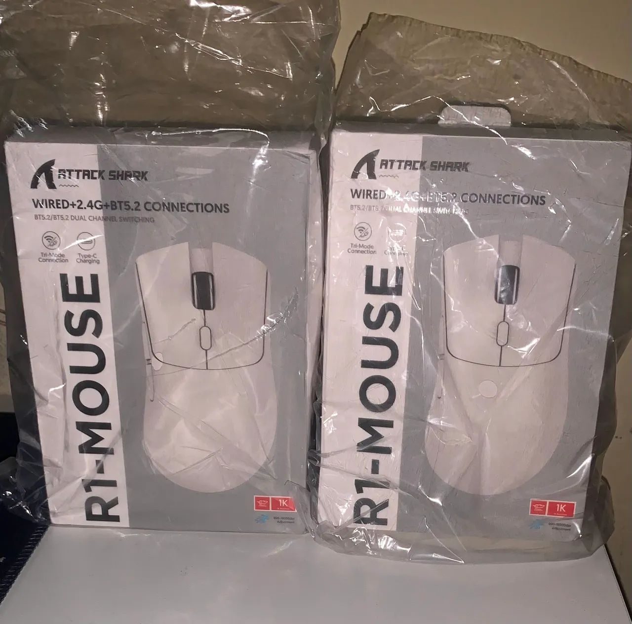 MOUSE ATTACK SHARK R1 NOVO