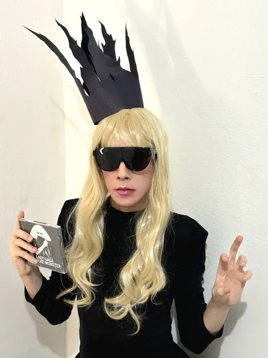 Peruca Loira de Franja Carnaval Fantasia