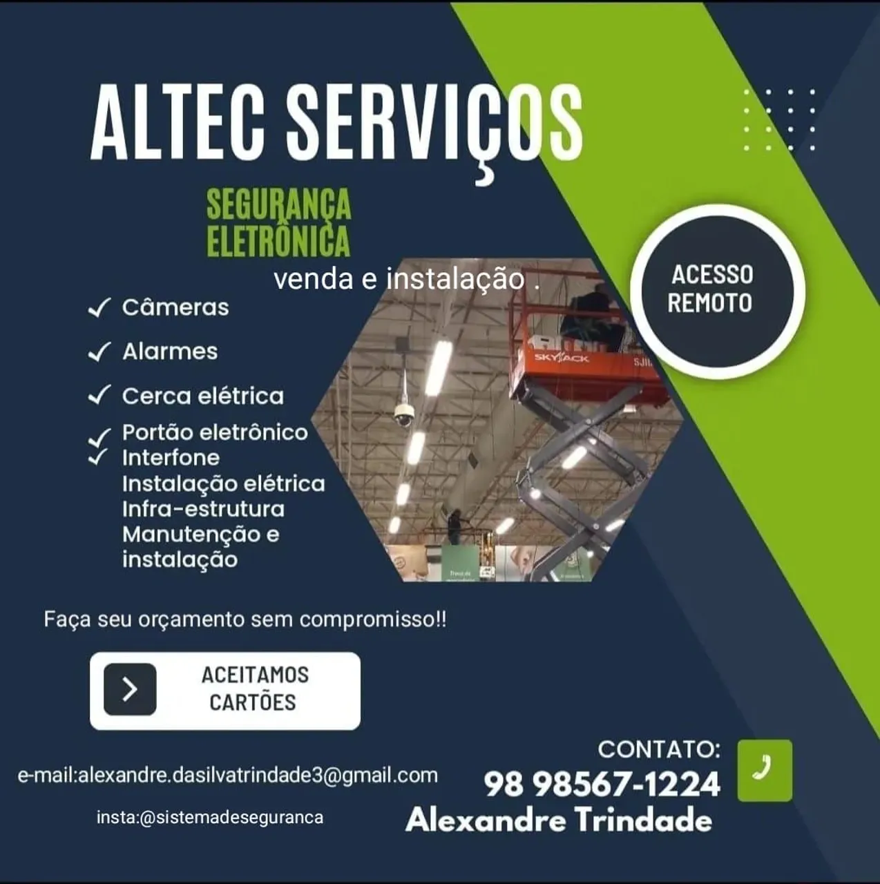 Tudo para sua segurança e do seu patrimônio!!