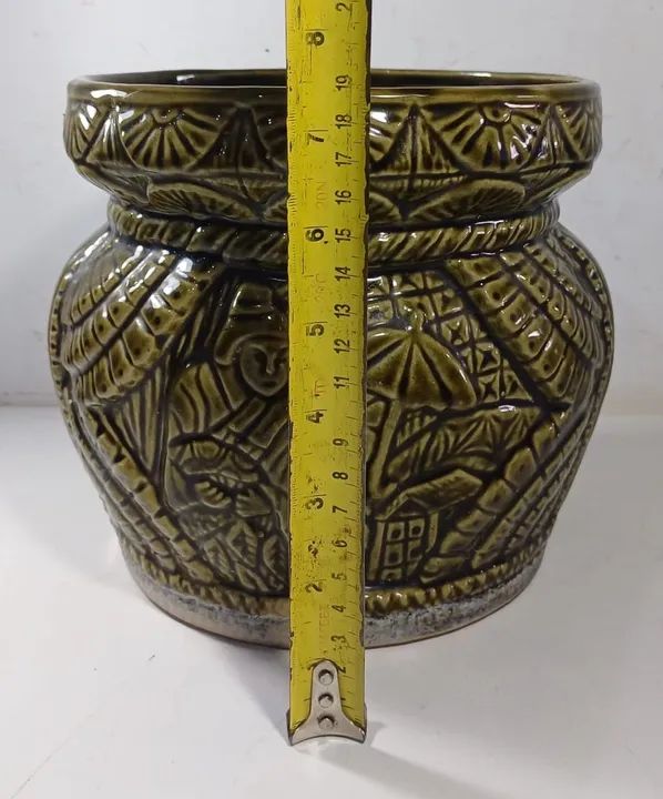 Vaso Decorativo em Cerâmica Verde - Foto 4