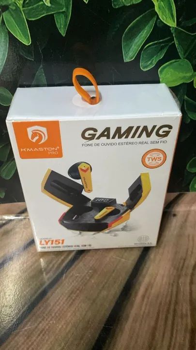 Fone de Ouvido Gamer Bluetooth Sem Fio Recarregável H MASTON PRO LY151 TWS- Unidade 