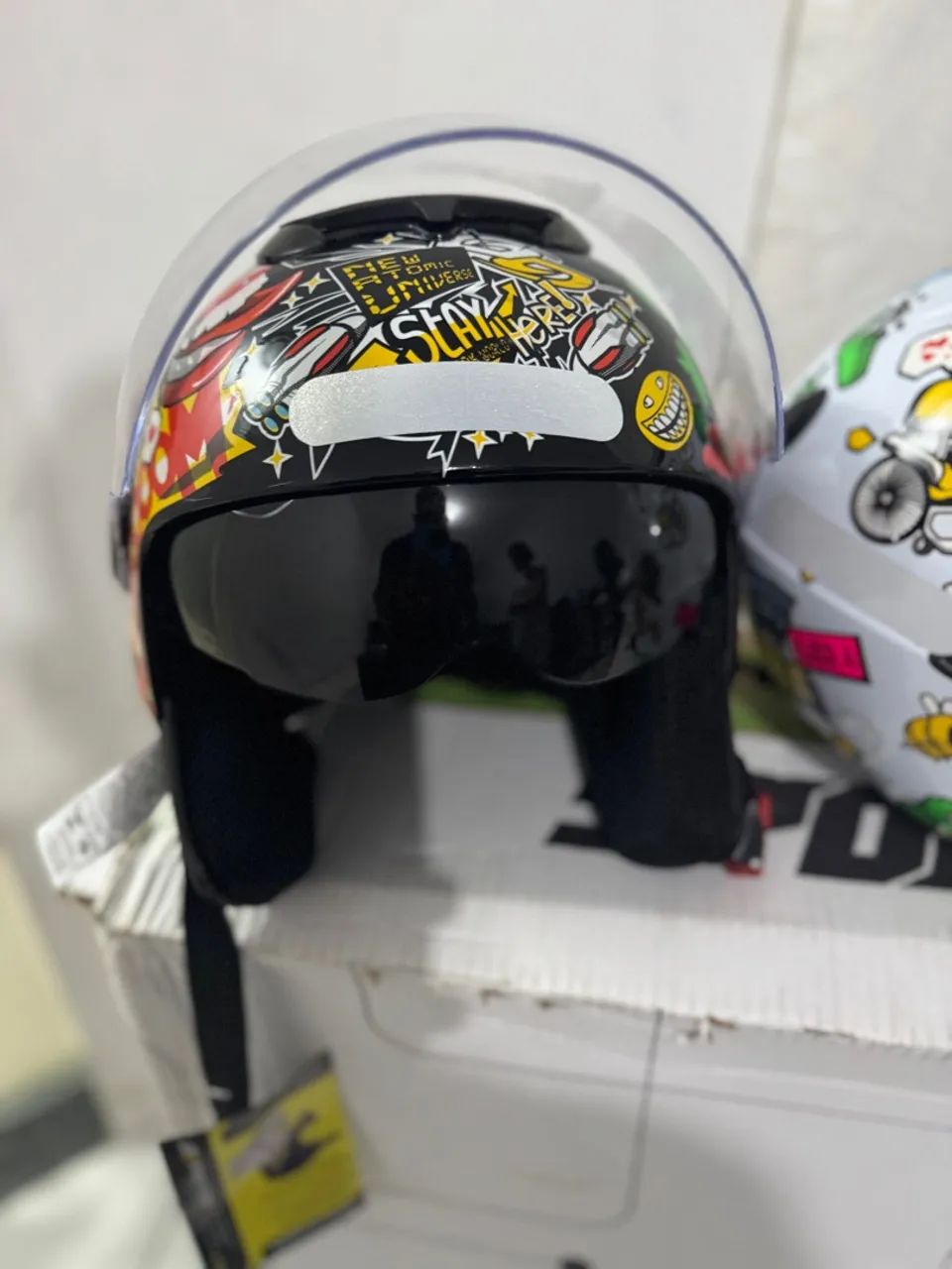 Capacete Aberto Com Viseira Solar de 309,99 por 199,00 avista  - Foto 3