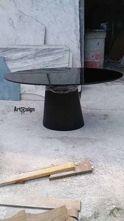 Mesa de Jantar cone laqueada  - Foto 4