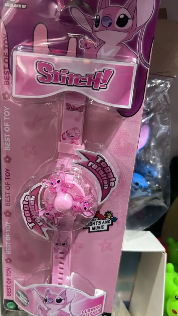 Relógio angel com Led e música 