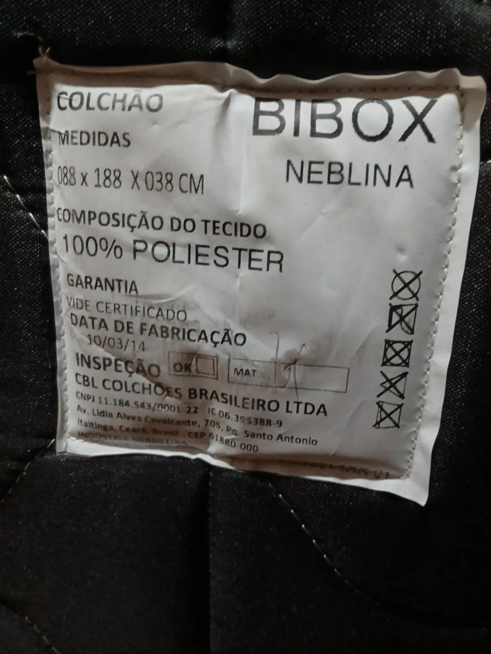 Bicama Bibox Neblina 088x188x038cm