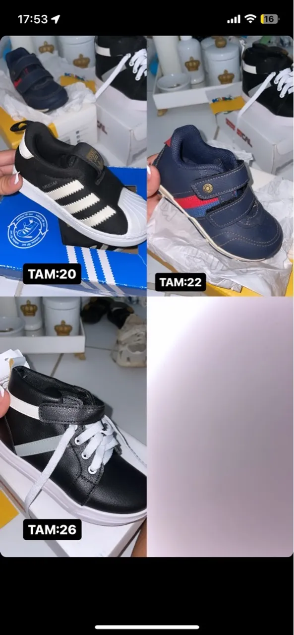 Calçados novos e adidas usado!