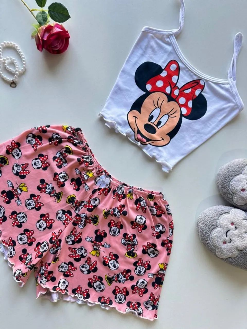Conjunto Pijama Minnie Rosa - Conforto e Estilo! - Foto 2