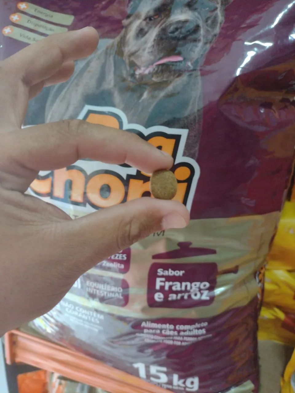Ração Dog Choni Frango e Arroz 15kg - Foto 2