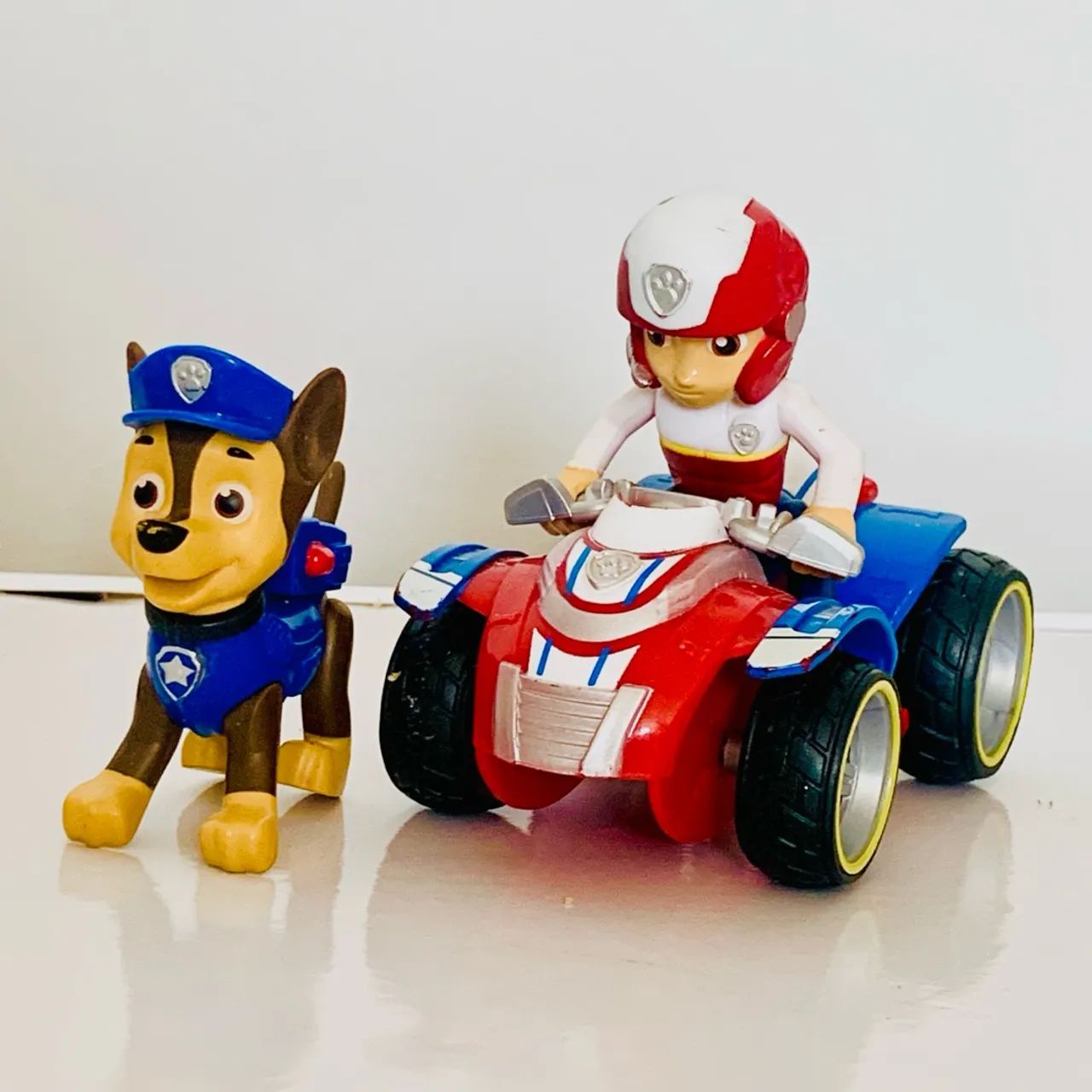 Bonecos Patrulha Canina - Chase Ryder com Quadriciclo Sunny Paw Patrol miniatura 