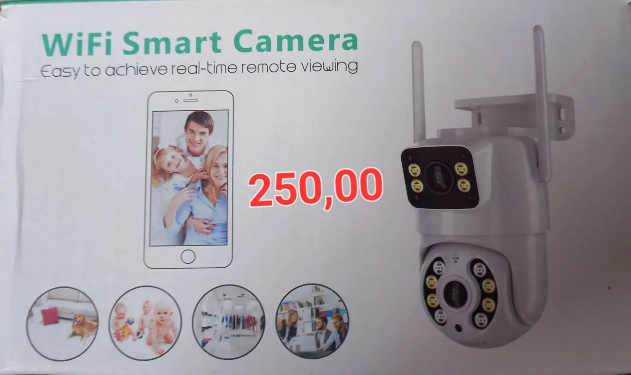 Câmera Wi-Fi Inteligente - Segurança e Visualização Remota