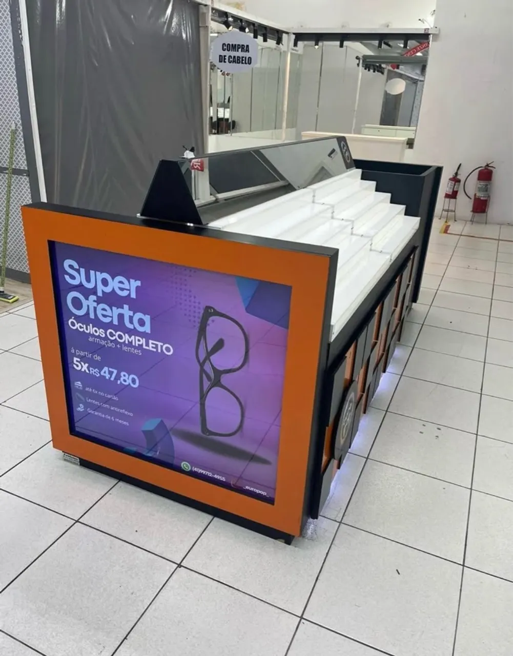 Quiosque para óculos