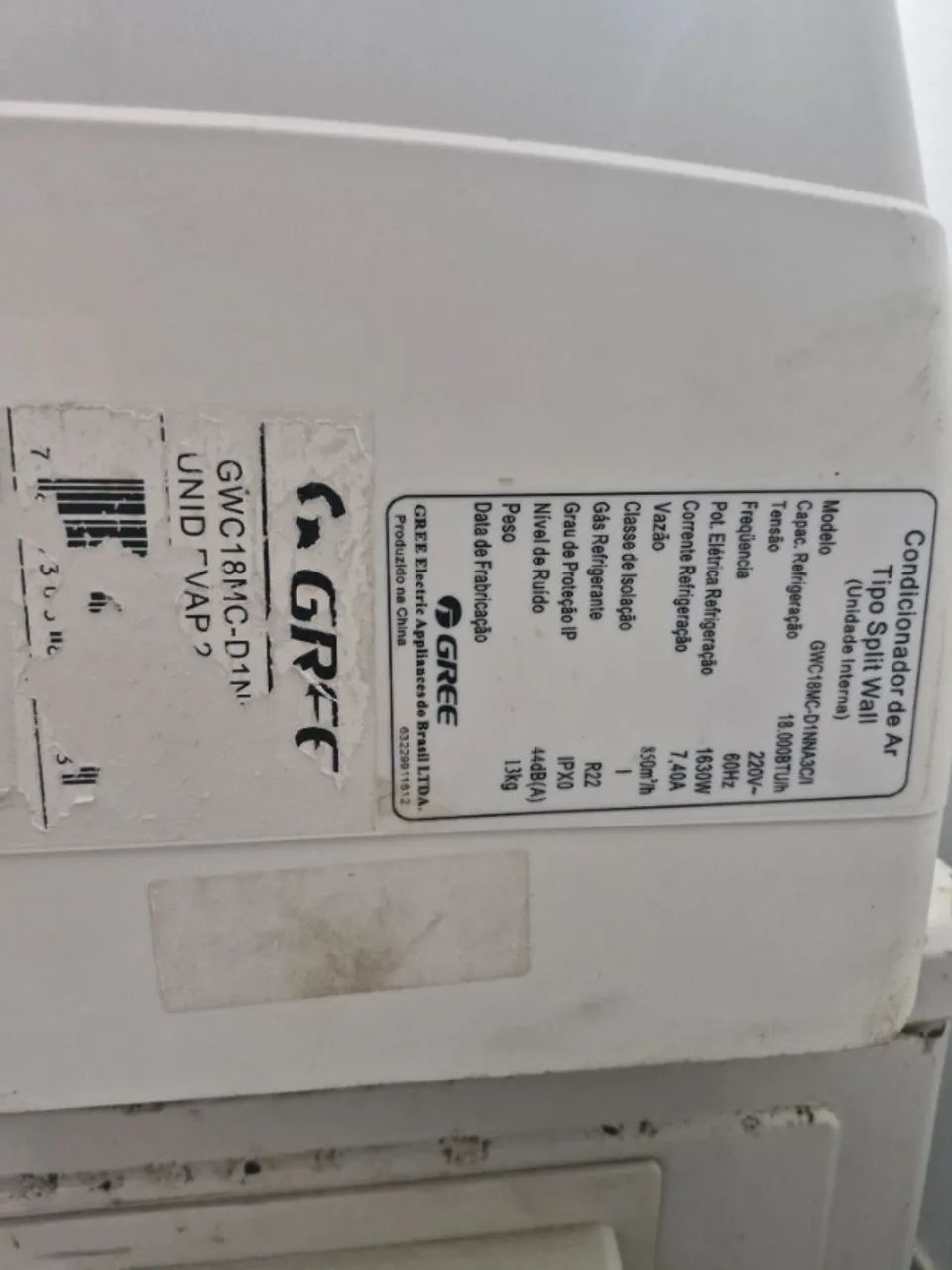 Ar condicionado 18.000 BTU