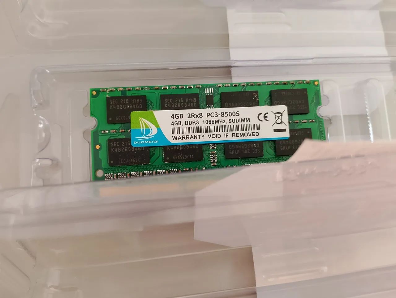 Memória Mac 4GB DDR3 1066MHz 