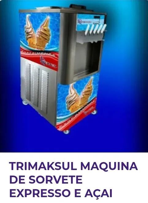 maquina de sorvete e açaí  expresso  trimaksul  - Foto 2