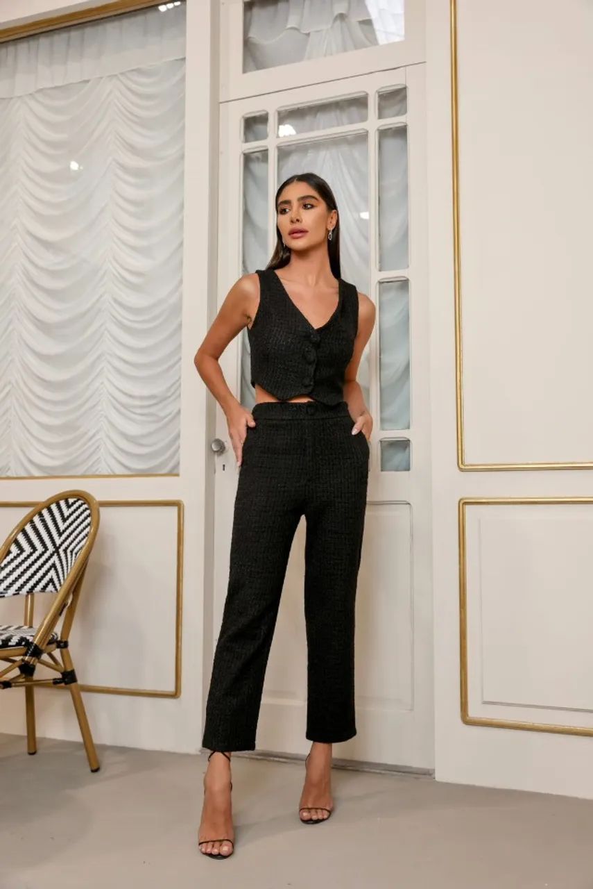 Calça NOVA Preta Feminina - Marca Dot