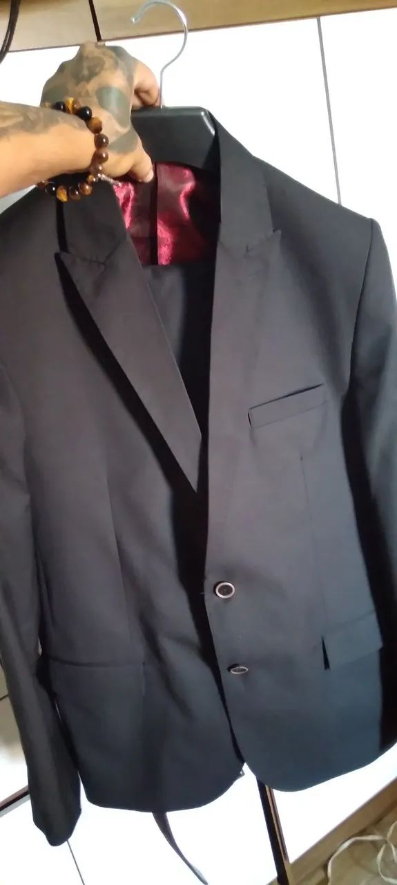 Terno preto corte italiano  - Foto 2