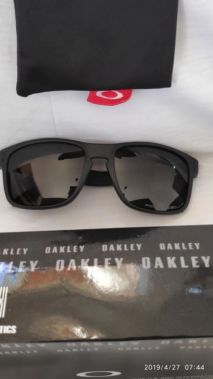 Óculos de Sol Oakley VR46 Preto lente Polarizada  - Foto 5