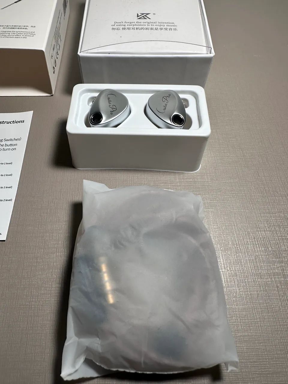 KZ Castor Earphones with Microphone - NEW64595542782209121