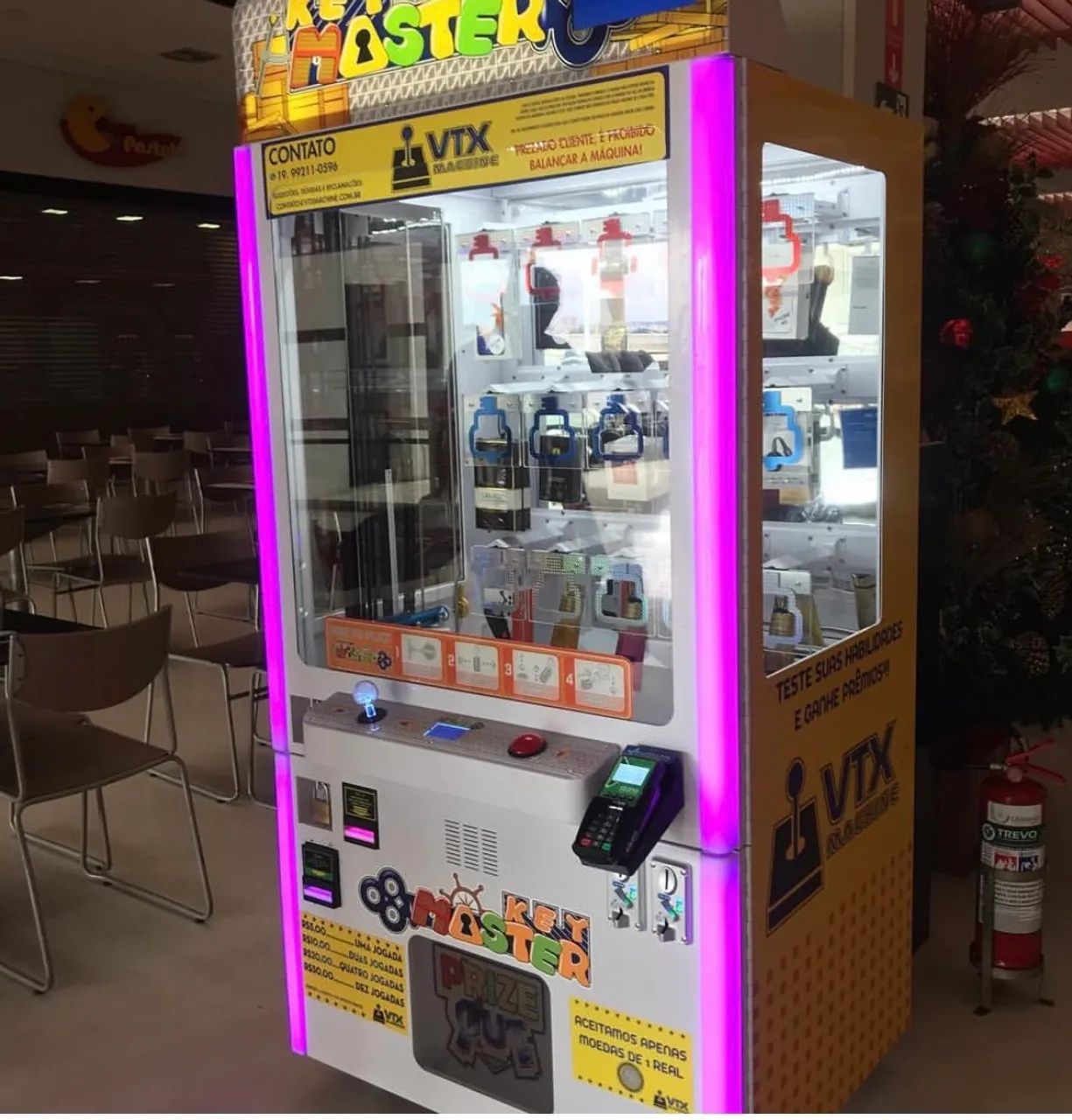 Máquina Key Master / Caça-Prêmios Automática - Diversão e Rentabilidade  - Foto 3