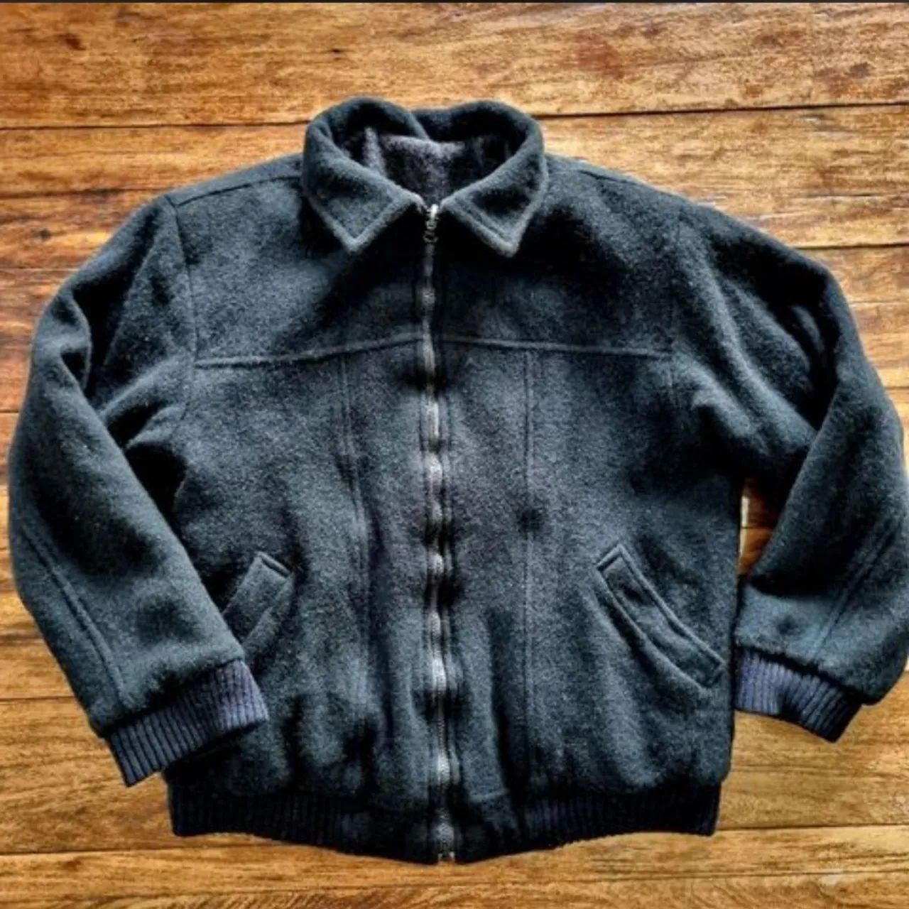 Bomber víntage Lã G - Foto 3