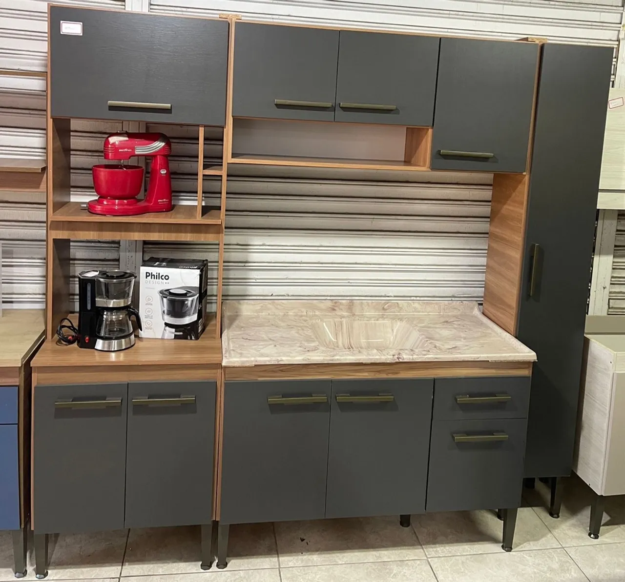 Cozinha nova primeira linha completa com 5 peças