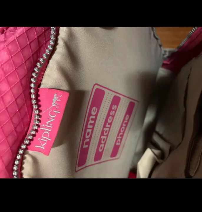 Mochila de Rodinhas Rosa Kipling - Foto 4