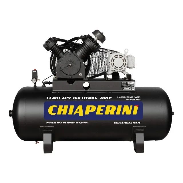 Compressor 40 pés - 360Lts - 10Hp ( Chiaperini )