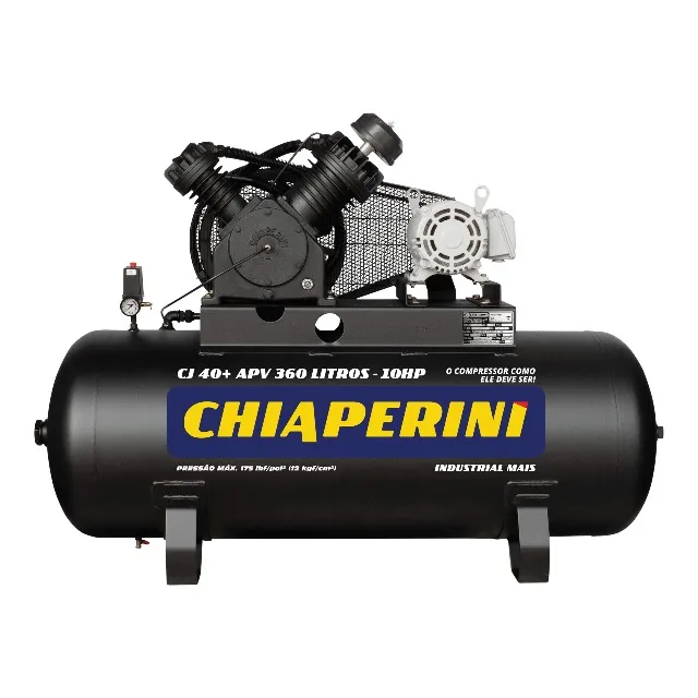Compressor 40 pés - 360Lts - 10Hp ( Chiaperini )