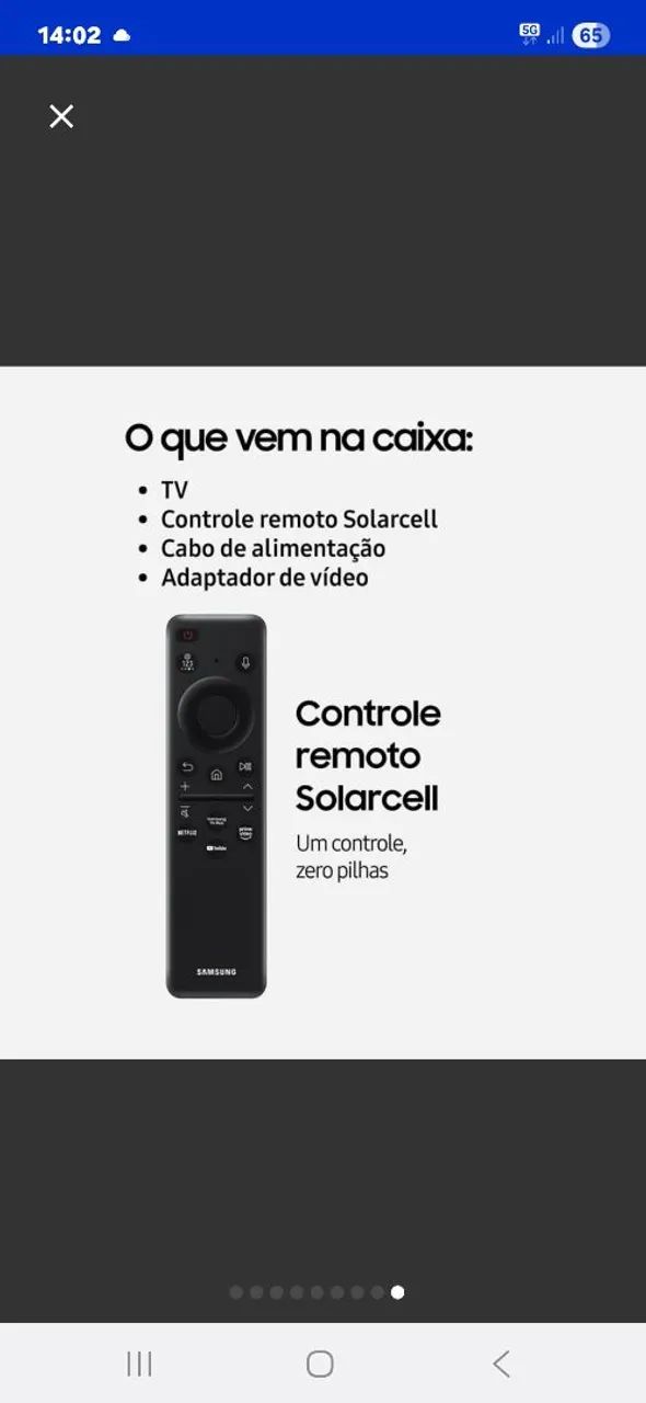 Tv Samsung 50 smart 4 k semi nova - Foto 3